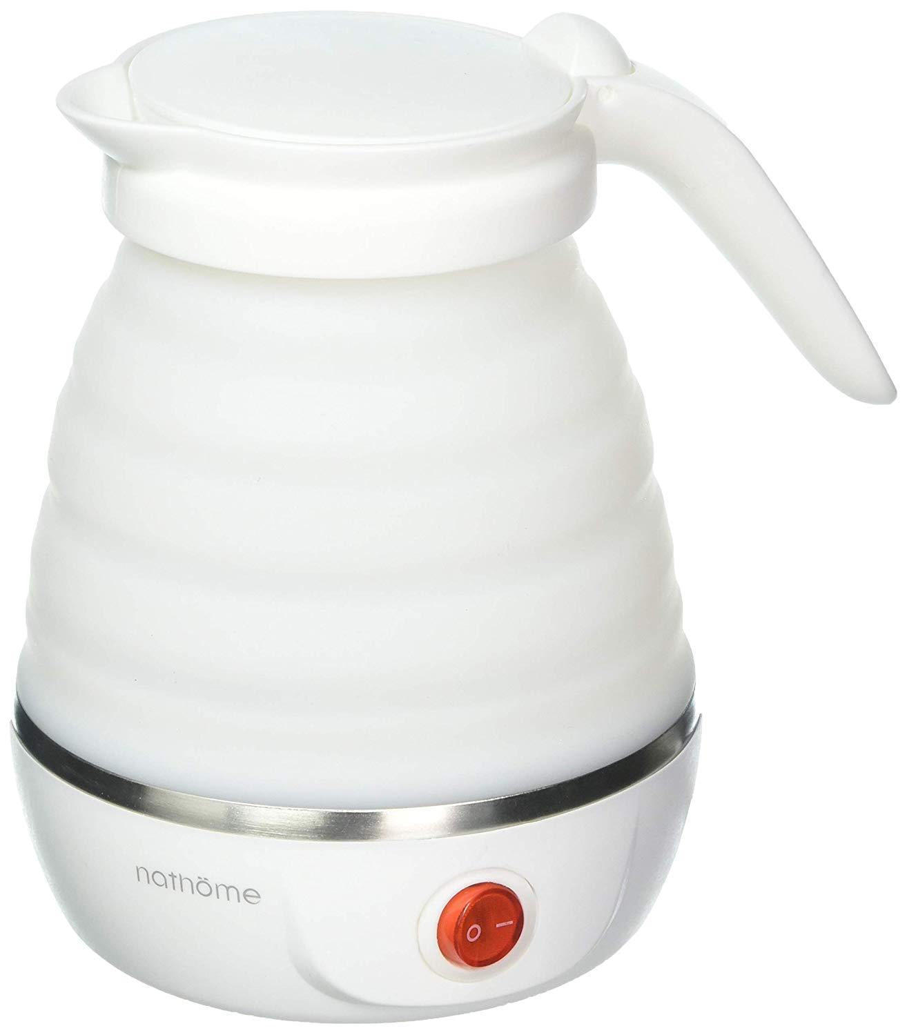 Electric Kettle - Silicone Foldable Electric Water Kettle ( 600 ml ) r3fvcs-m6