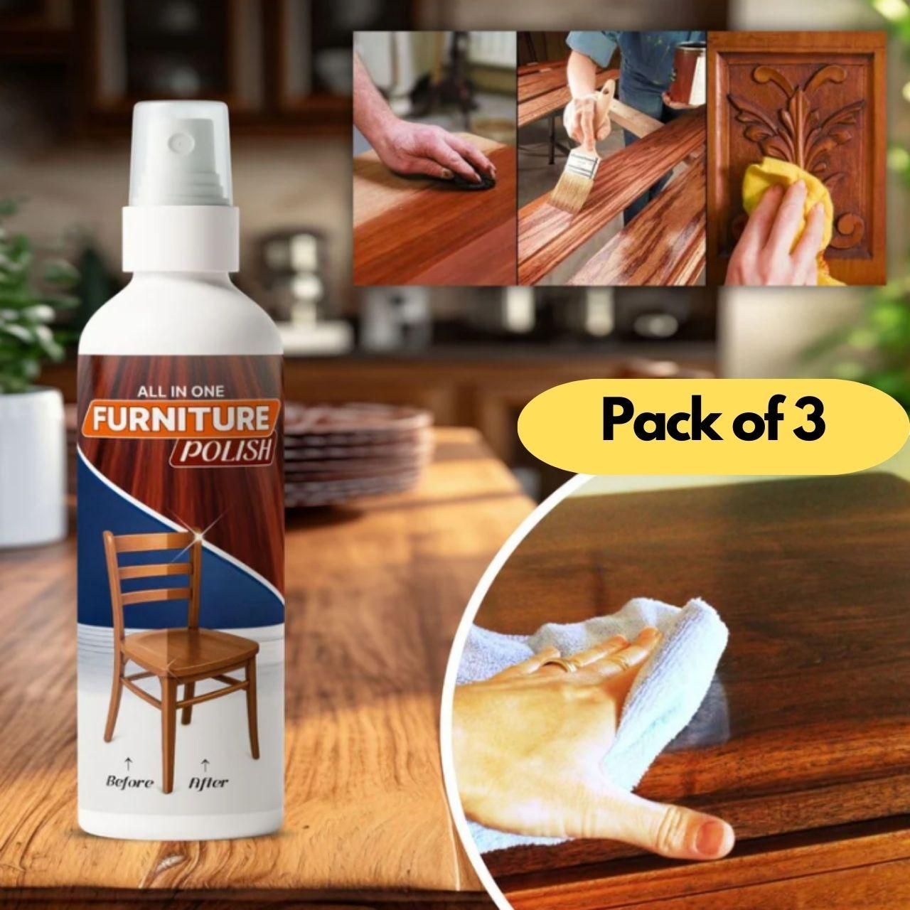 All In One Furniture Polish 450 grm Pack of 3 r3fvcs-m6