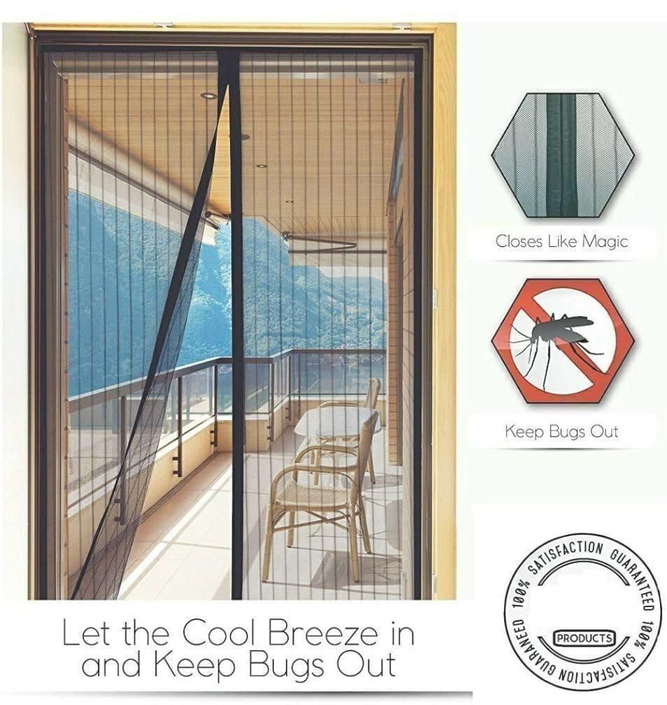 Mesh Screen Net Home Magnetic Foldable Anti Mosquito Door Curtains r3fvcs-m6