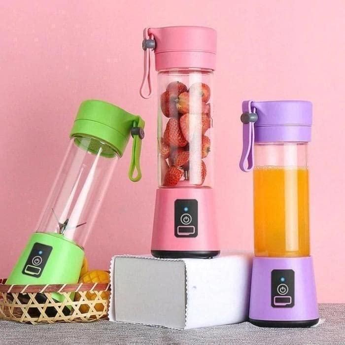 Portable Electric 6 Blade USB Juice Maker (380 ml) r3fvcs-m6