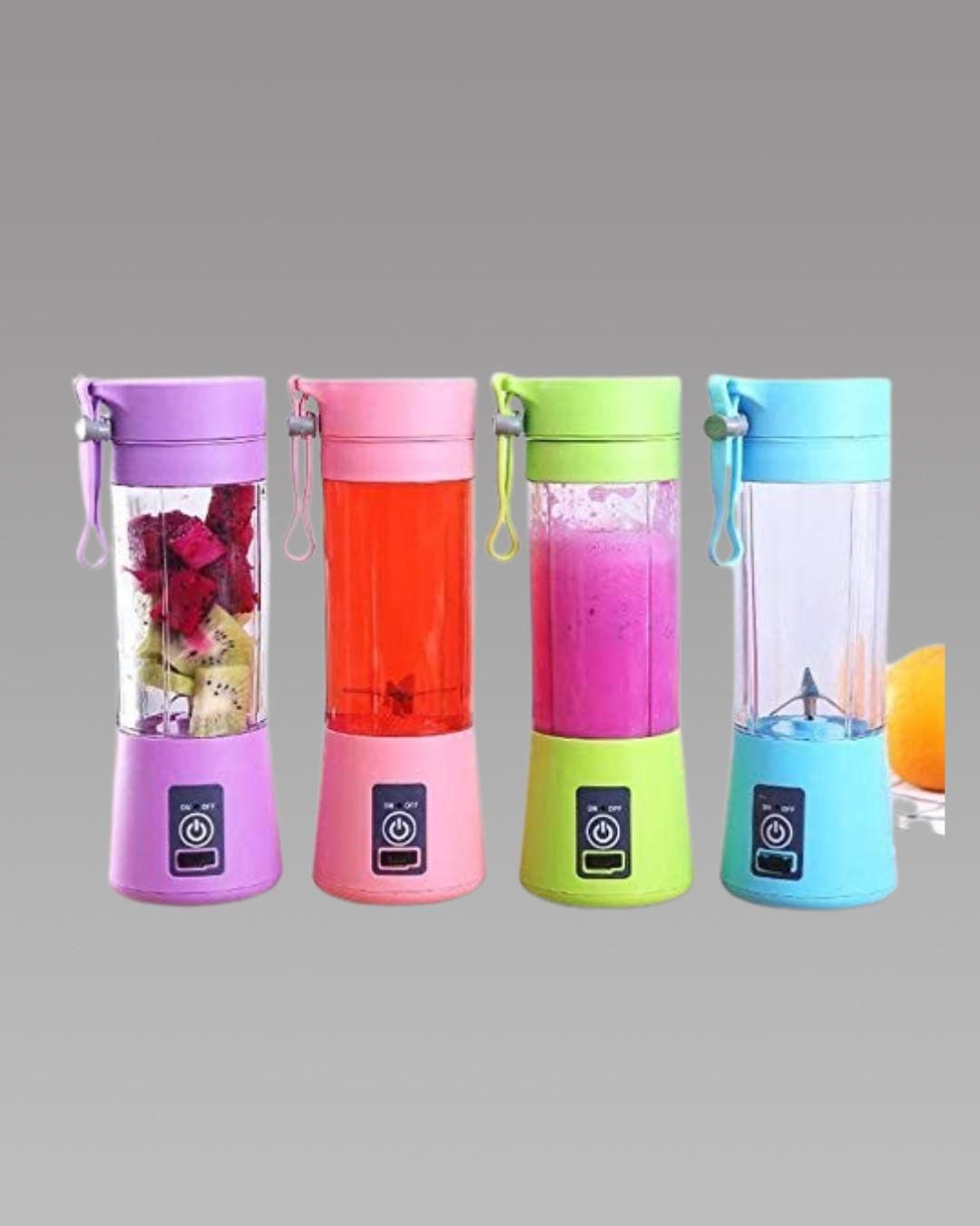 Portable Electric 6 Blade USB Juice Maker (380 ml) r3fvcs-m6