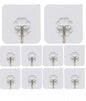 Hooks-Transparent Self Adhesive Hooks Hanger(Pack of 12) r3fvcs-m6