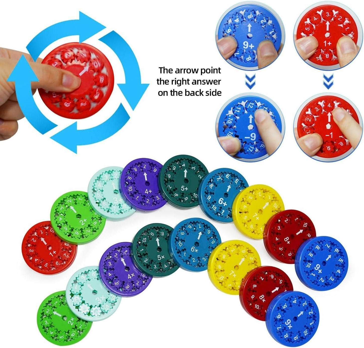Math Fidget Spinners r3fvcs-m6