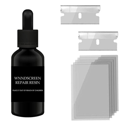 Windshield Glass Repair Kit (Pack of 1) – Fix Cracks &amp; Chips Like a Pro! r3fvcs-m6