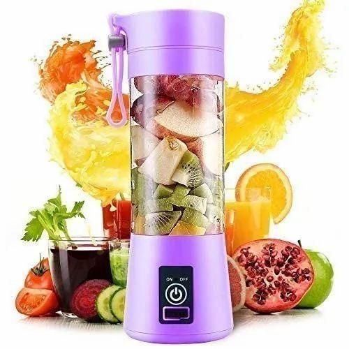 Portable Electric 6 Blade USB Juice Maker (380 ml) r3fvcs-m6