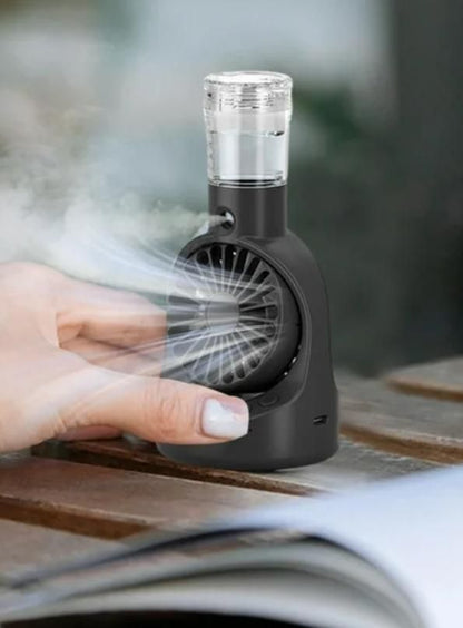 Portable Rechargeable Handheld Spray Cooling Fan r3fvcs-m6