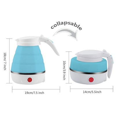 Electric Kettle - Silicone Foldable Electric Water Kettle ( 600 ml ) r3fvcs-m6