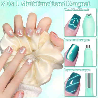 3 in 1 Cat Eye Nail Versatile Magnet Tool (Pack of 2) r3fvcs-m6