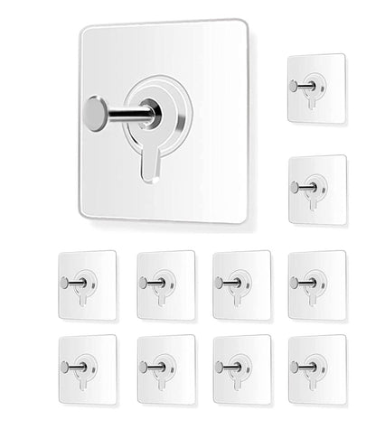Self Adhesive Hooks for Wall Heavy Duty Strong Nail Free for Hanging Photo Frame Hook (Pack of 20/30) r3fvcs-m6
