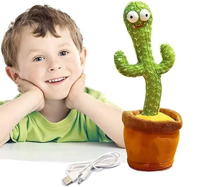 🌵🎶 LED Musical Dancing &amp; Mimicry Cactus Toy r3fvcs-m6