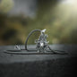 Lord Shiva with Nandi Silver Pendant Chain r3fvcs-m6
