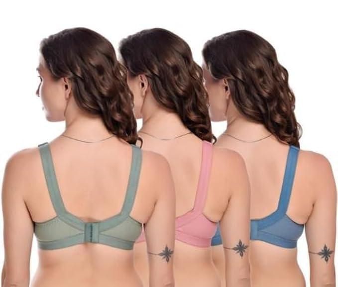 Full Coverage Non Padded Bra Pack of 3 r3fvcs-m6