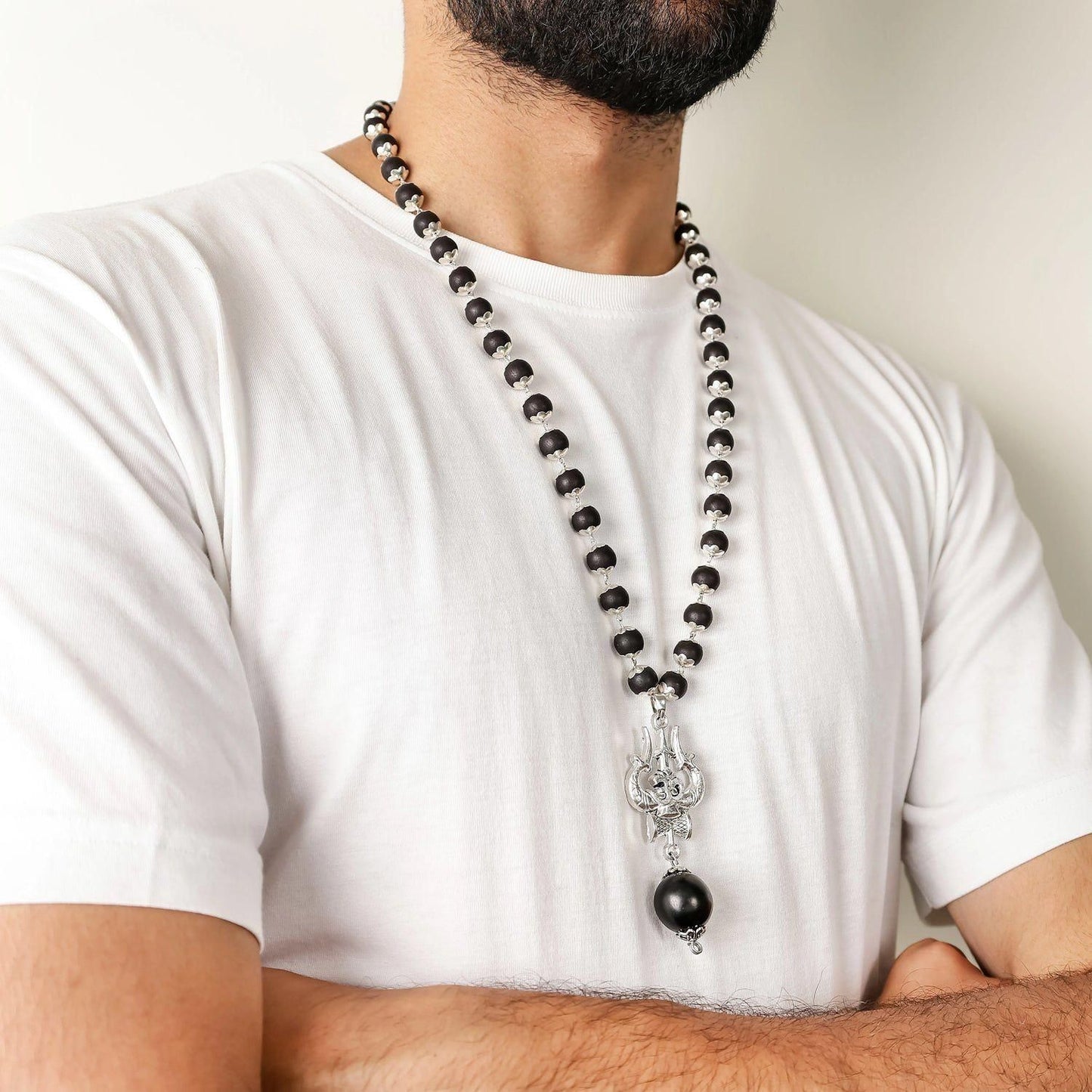 Om Shiva Trishool Karungali Mala r3fvcs-m6
