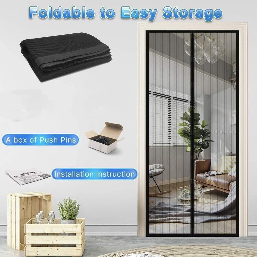 Mesh Screen Net Home Magnetic Foldable Anti Mosquito Door Curtains r3fvcs-m6