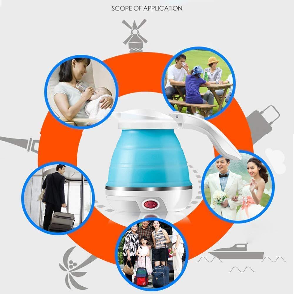 Electric Kettle - Silicone Foldable Electric Water Kettle ( 600 ml ) r3fvcs-m6