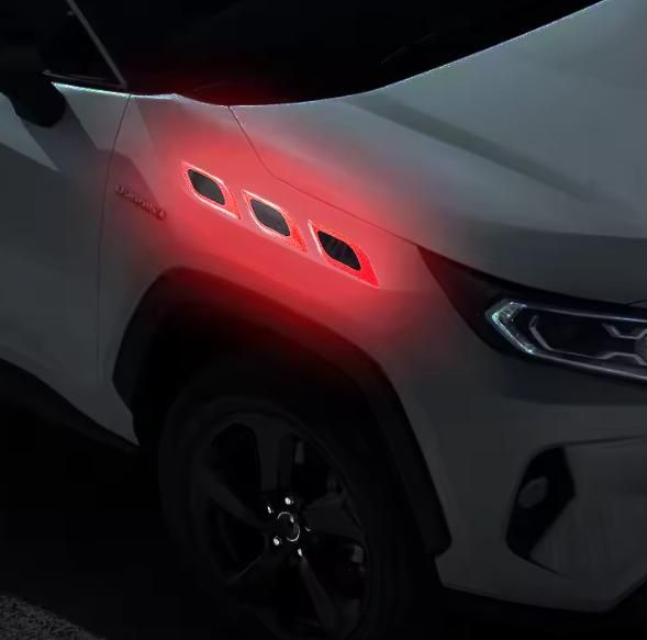 Carbon Fiber Graphic Car Reflective Sticker-Light r3fvcs-m6