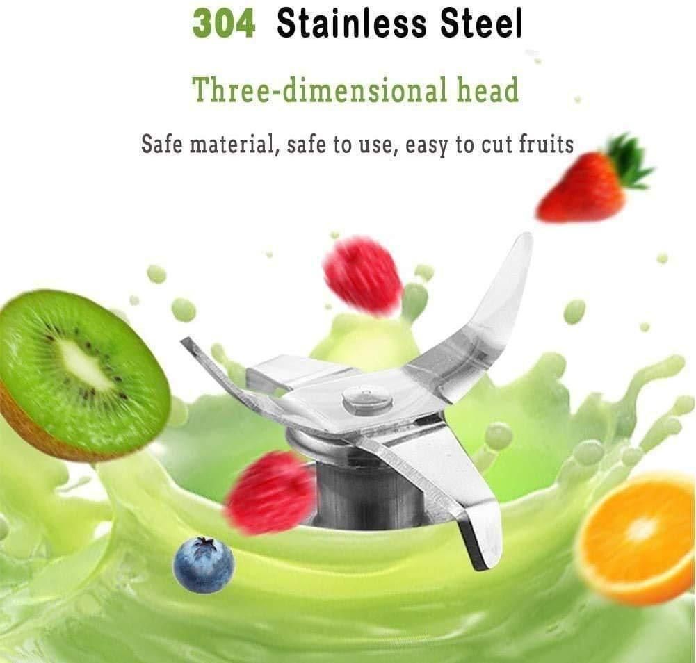 Portable Electric 6 Blade USB Juice Maker (380 ml) r3fvcs-m6