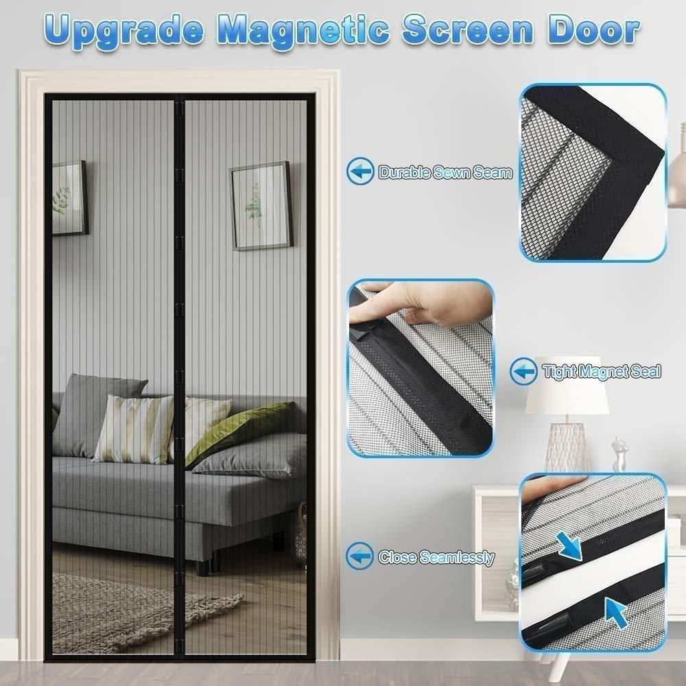 Mesh Screen Net Home Magnetic Foldable Anti Mosquito Door Curtains r3fvcs-m6