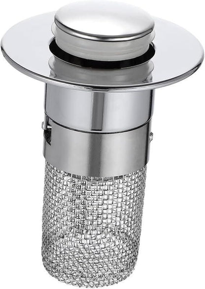 Sink Hair Filter, Removable Stainless Steel Drain Stopper Plug r3fvcs-m6