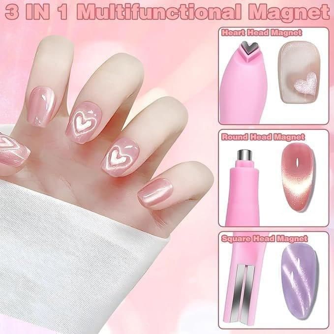 3 in 1 Cat Eye Nail Versatile Magnet Tool (Pack of 2) r3fvcs-m6