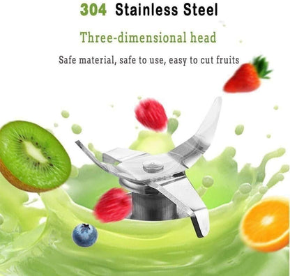 Portable Electric 6 Blade USB Juice Maker (380 ml) r3fvcs-m6