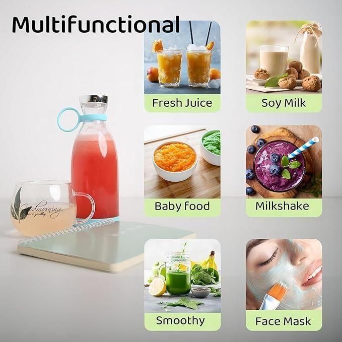 🍹⚡ Portable Mini Juice Blender – Fresh Juice Anytime, Anywhere! r3fvcs-m6