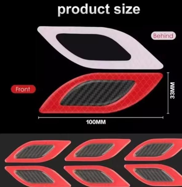 Carbon Fiber Graphic Car Reflective Sticker-Light r3fvcs-m6