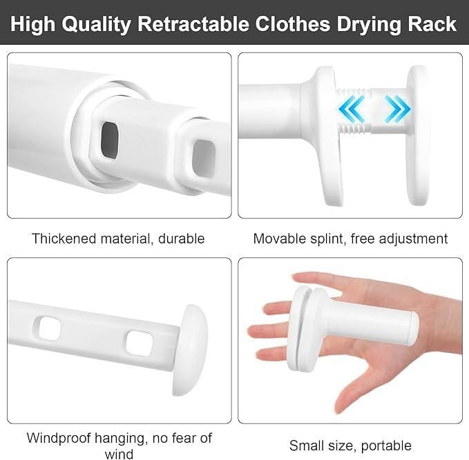 Foldable Portable Hanger Holder (Pack of 2) – Smart Drying Solution for Every Home! r3fvcs-m6