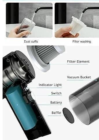 Portable Air Duster Wireless Vacuum Cleaner r3fvcs-m6