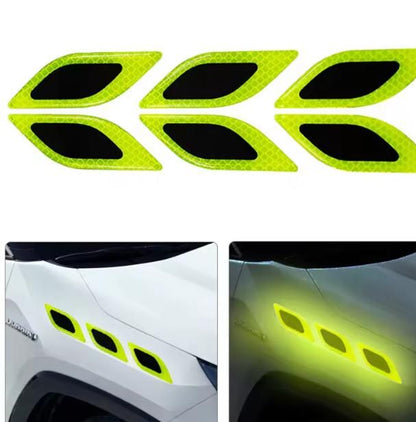 Carbon Fiber Graphic Car Reflective Sticker-Light r3fvcs-m6