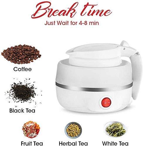 Electric Kettle - Silicone Foldable Electric Water Kettle ( 600 ml ) r3fvcs-m6