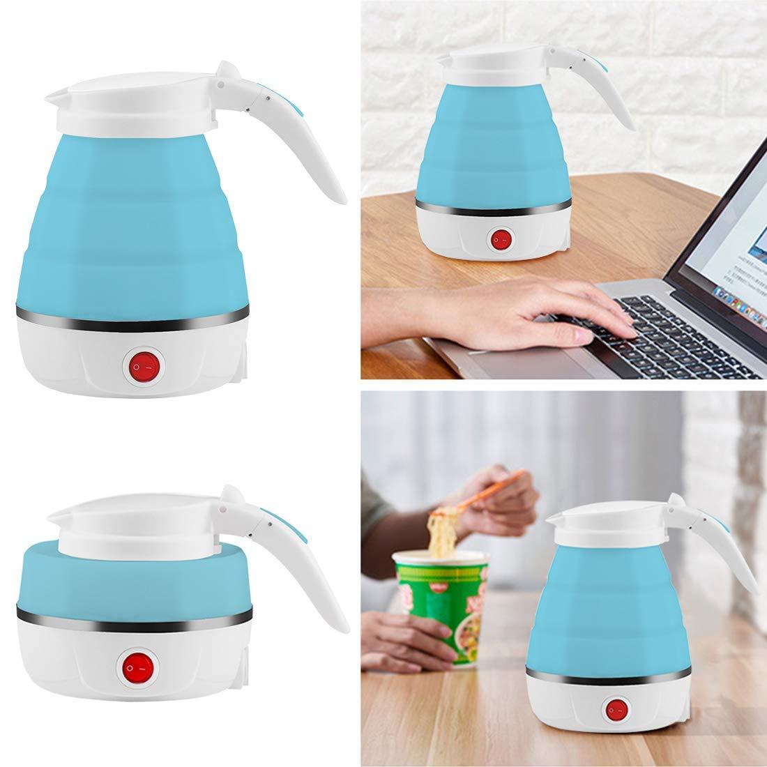 Electric Kettle - Silicone Foldable Electric Water Kettle ( 600 ml ) r3fvcs-m6