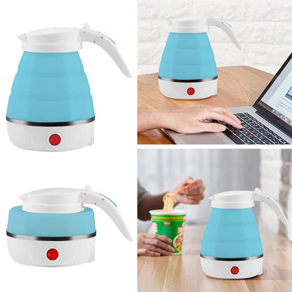 Electric Kettle - Silicone Foldable Electric Water Kettle ( 600 ml ) r3fvcs-m6