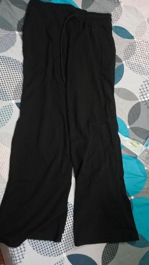 Women's Casual Black Straight Fit Pants r3fvcs-m6