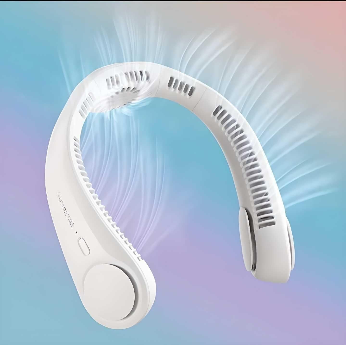 Portable Neck Fan Rechargeable – 360° Personal Cooling Fan for Summer Travel & Office r3fvcs-m6