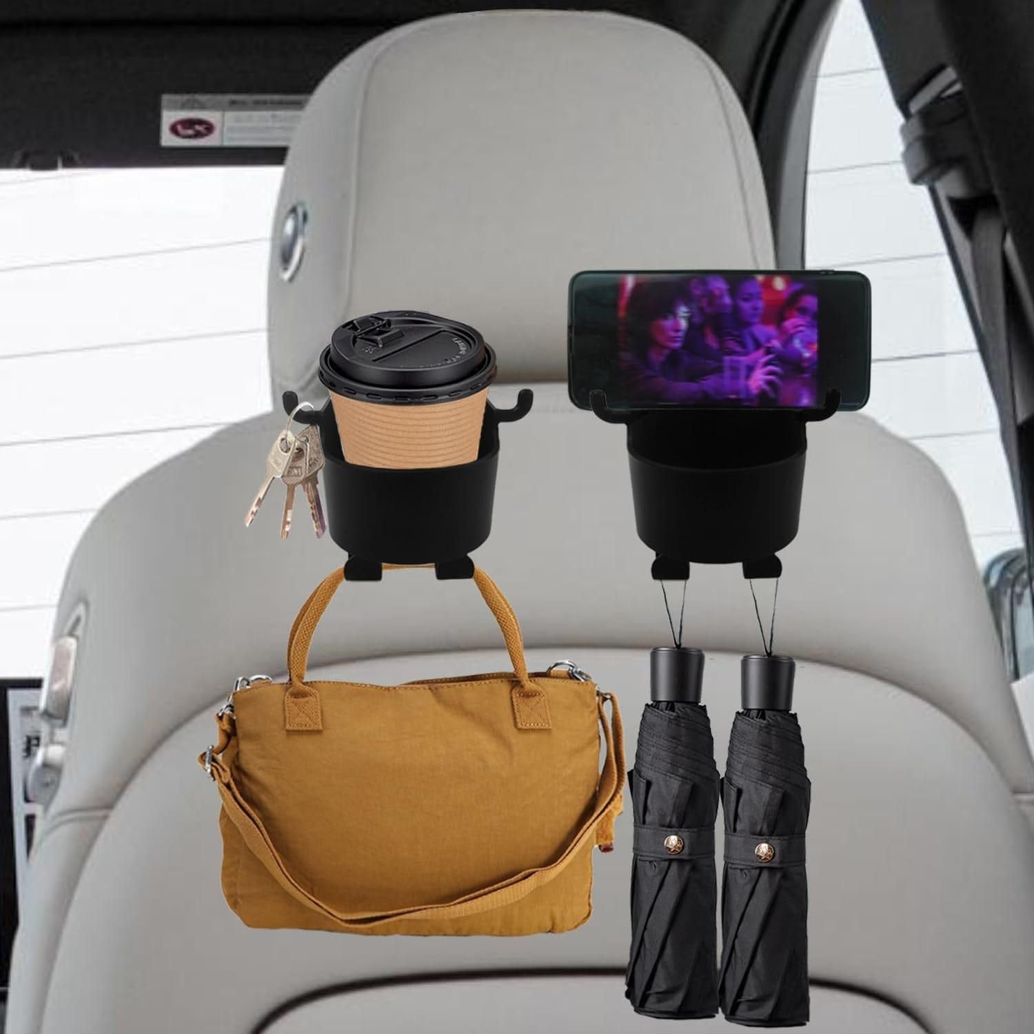 Multifunctional Hanging Storage Cup & Mobile Holder (Pack of 2) r3fvcs-m6