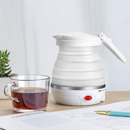 Electric Kettle - Silicone Foldable Electric Water Kettle ( 600 ml ) r3fvcs-m6