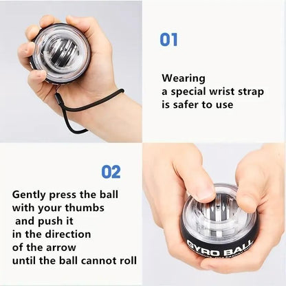 Advanced Gyro Wrist Strengthener Ball r3fvcs-m6