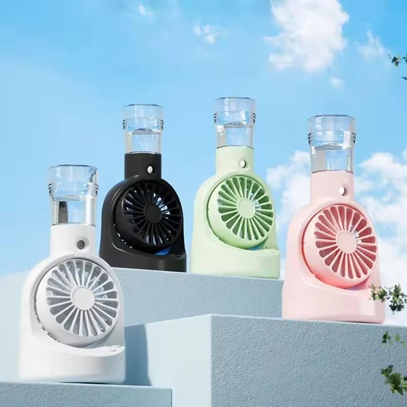Portable Rechargeable Handheld Spray Cooling Fan r3fvcs-m6