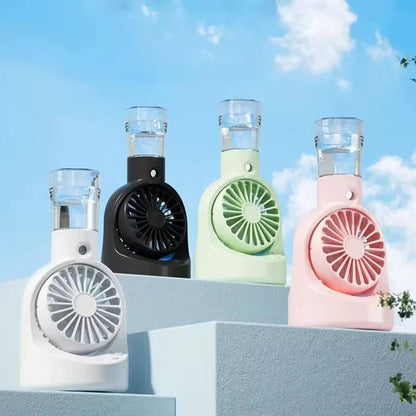 Portable Rechargeable Handheld Spray Cooling Fan r3fvcs-m6