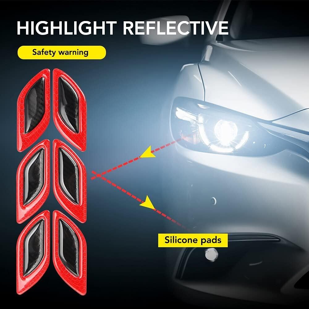 Carbon Fiber Graphic Car Reflective Sticker-Light r3fvcs-m6