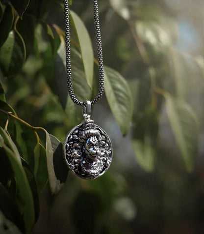 🛕Hanuman Ji Pendant with Oxidised Silver Chain – Strength, Faith & Style r3fvcs-m6