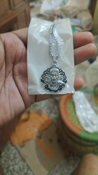 🛕Hanuman Ji Pendant with Oxidised Silver Chain – Strength, Faith & Style r3fvcs-m6