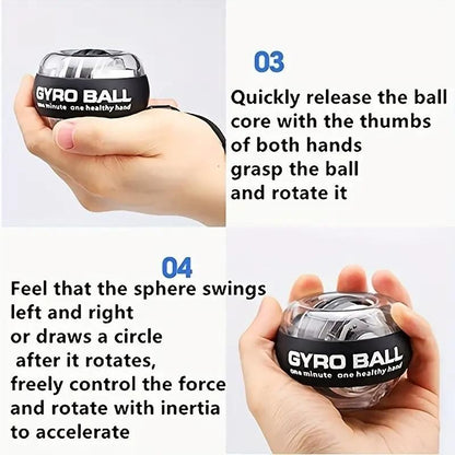 Advanced Gyro Wrist Strengthener Ball r3fvcs-m6