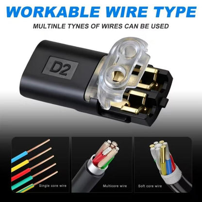 10 Pcs Waterproof 2-Pin Cable Connector r3fvcs-m6