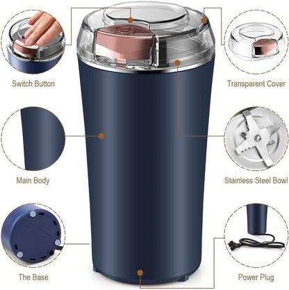 ☕ Electric Coffee Grinder (Compact & Powerful) 🔥