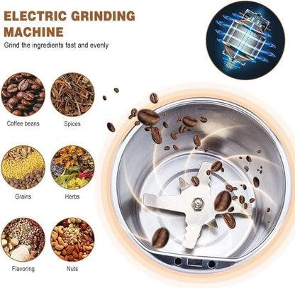 ☕ Electric Coffee Grinder (Compact & Powerful) 🔥