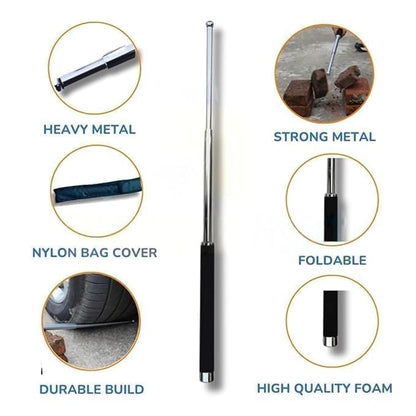 🛡️ Self Defence Tactical Rod – Heavy Duty &amp; Extendable 🔥